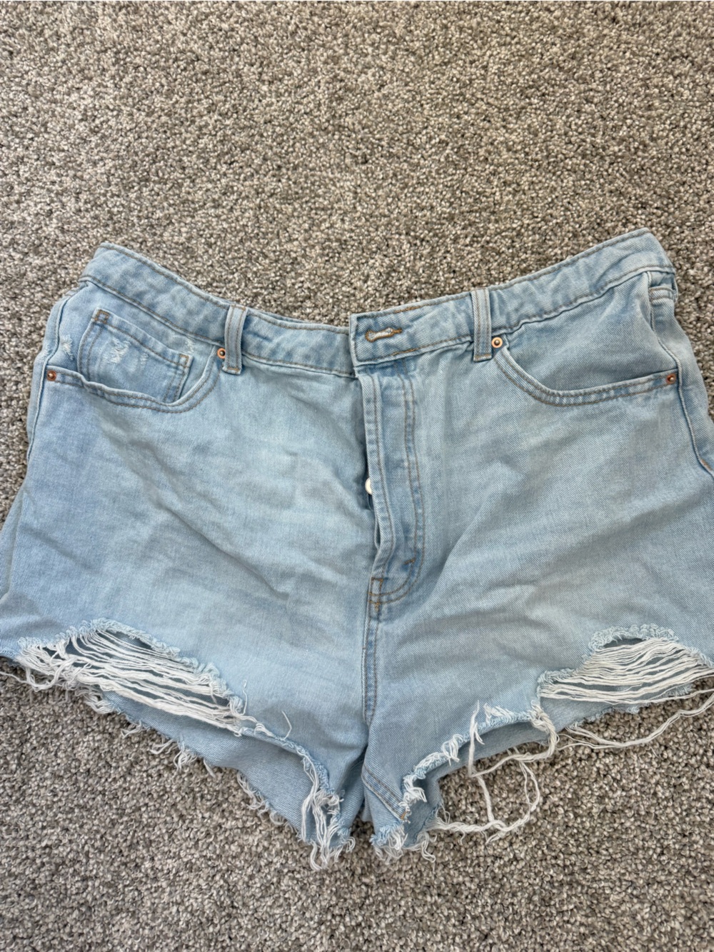 wild fable Light Wash Distressed Denim Shorts
